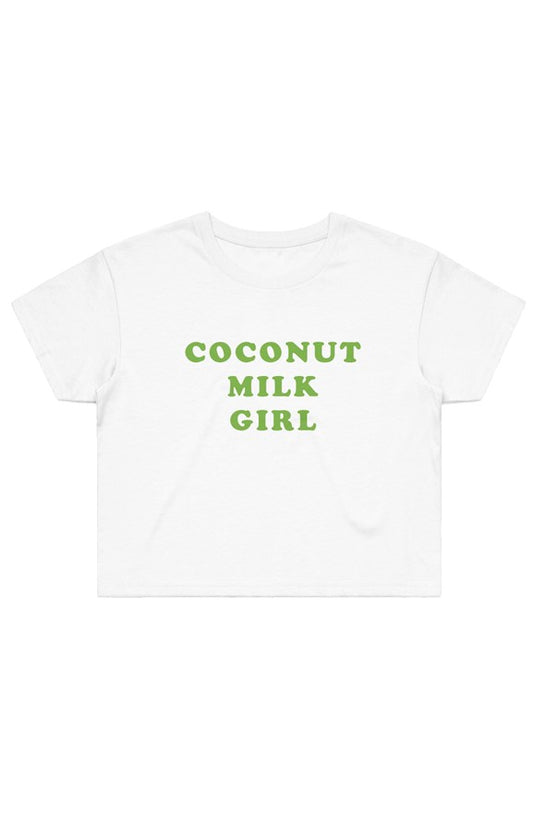 Coconut Milk Girl Crop Tee