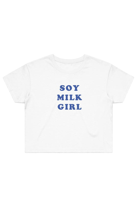 Soy Milk Girl Crop Tee