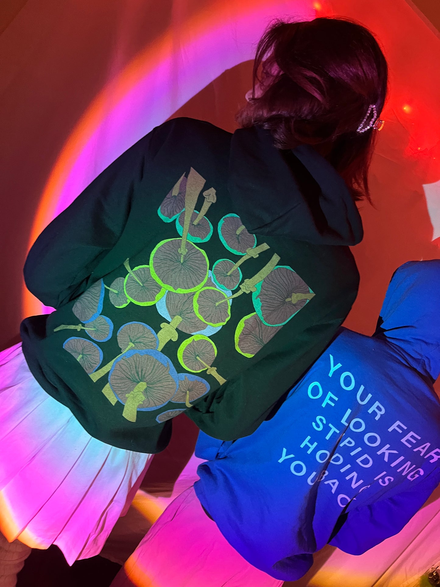 magic mushrooms hoodie