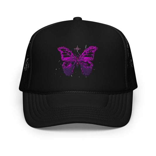 Iridescent Butterfly Trucker Hat