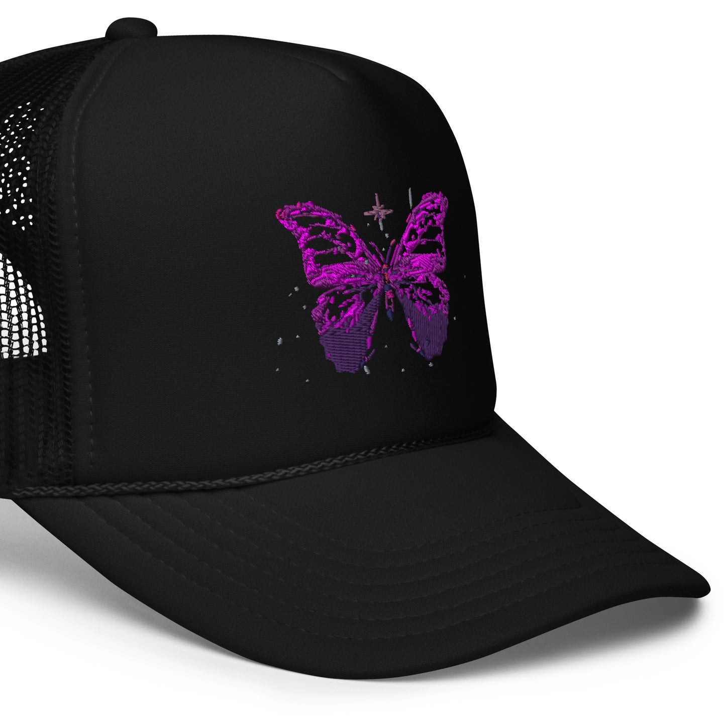 Iridescent Butterfly Trucker Hat